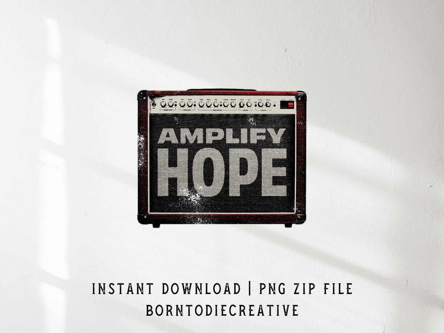 Amplify Hope Amplifier Music Lover Retro Boho Hipster Sublimation Graphic Design | Instant Download | Png Zip File | Clipart Circuit Print Transfer Cut File