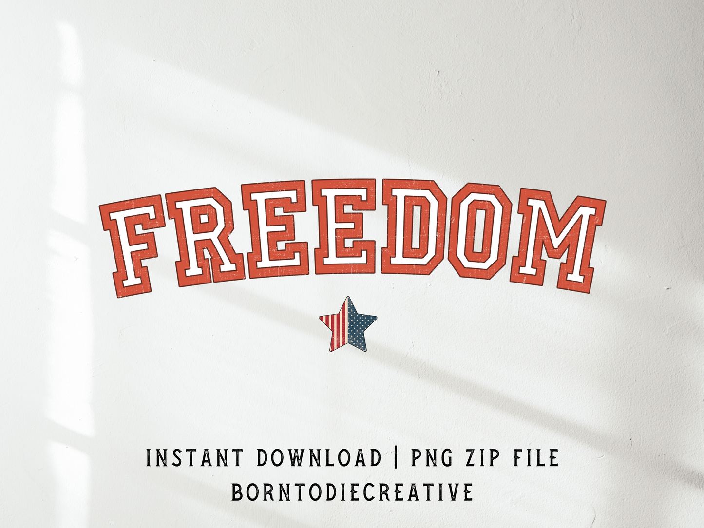 Freedom Retro Vintage United States American Fourth Of July Memorial Independence Day Sublimation Silhouette Graphic Design | Instant Download | Png Zip File | Clipart Circuit Print Transfer Cut File