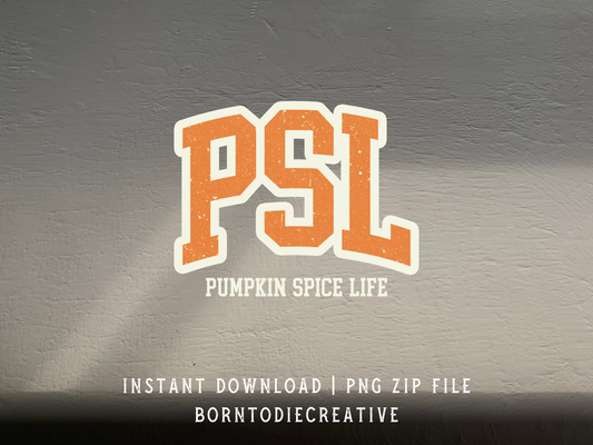 Pumpkin Spice Life University College Sublimation Graphic Design | Instant Download | Png Zip File | Clipart Circuit Print Transfer Cut File