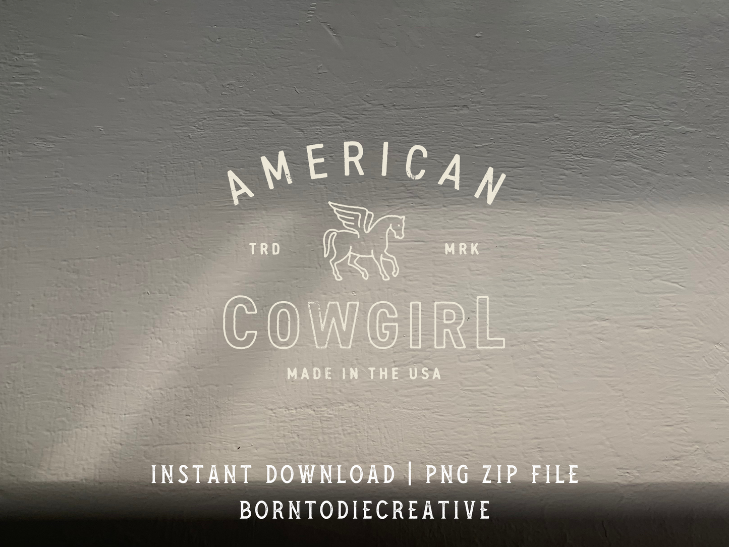 American Cowgirl Made In The USA Western Sublimation Graphic Design | Instant Download | Png Zip File | Clipart Circuit Print Transfer Cut File