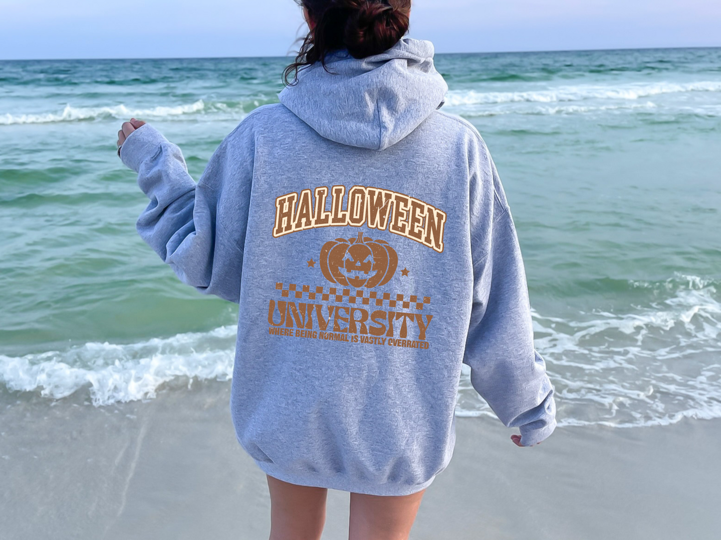 Halloween University Where Being Normal Is Vastly Overrated Pumpkin Sublimation Graphic Design | Instant Download | Png Zip File | Clipart Circuit Print Transfer Cut File