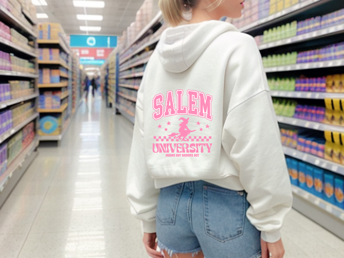 Salem University Moons Out Blooms Out Witchy College Varsity Sublimation Graphic Design | Instant Download | Png Zip File | Clipart Circuit Pint Transfer Cut File