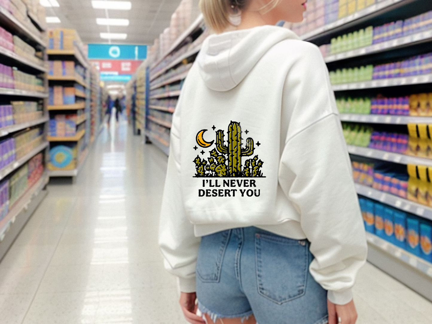 I’ll Never Desert You Cactus Plant Wilderness Lover Retro Groovy Sublimation Graphic Design | Instant Download | Png Zip File | Clipart Circuit Print Transfer Cut File