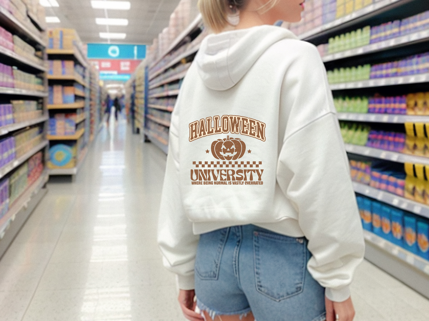 Halloween University Where Being Normal Is Vastly Overrated Pumpkin Sublimation Graphic Design | Instant Download | Png Zip File | Clipart Circuit Print Transfer Cut File