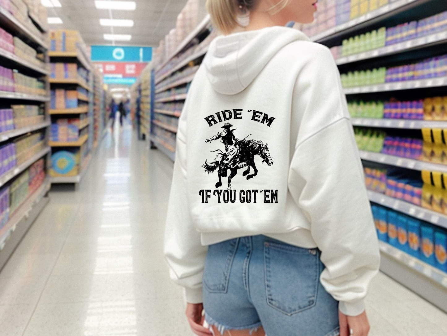 Ride ‘Em If You Got ‘Em Retro Western Cowboy Rodeo Bucking Horse Sublimation Graphic Design | Instant Download | Png Zip File | Clipart Circuit Print Transfer Cut File