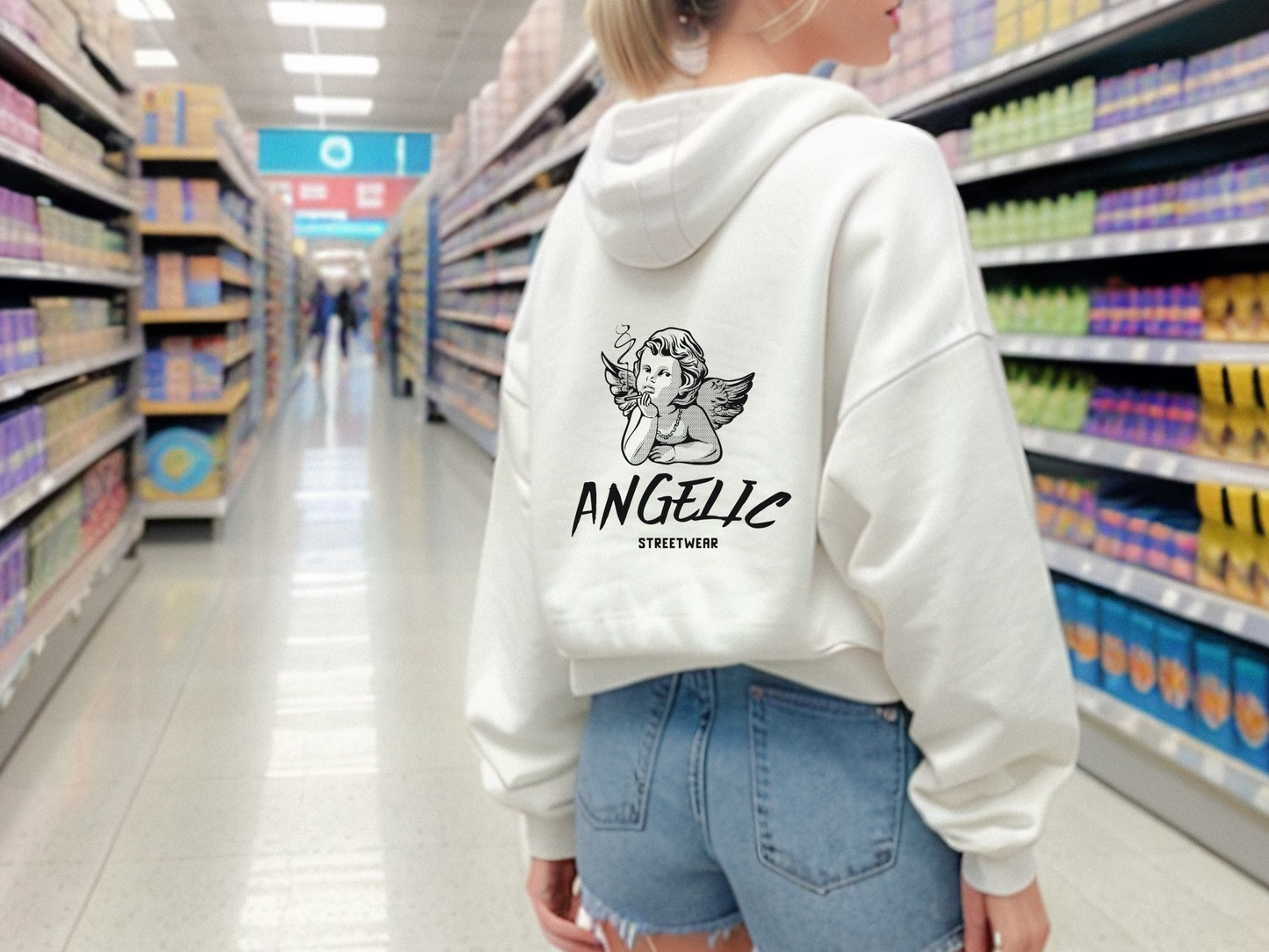 Angelic Streetwear Retro Vintage Baby Angle Smoking Sublimation Silhouette Graphic Design | Instant Download | Png Zip File | Clipart Circuit Print Transfer Cut File