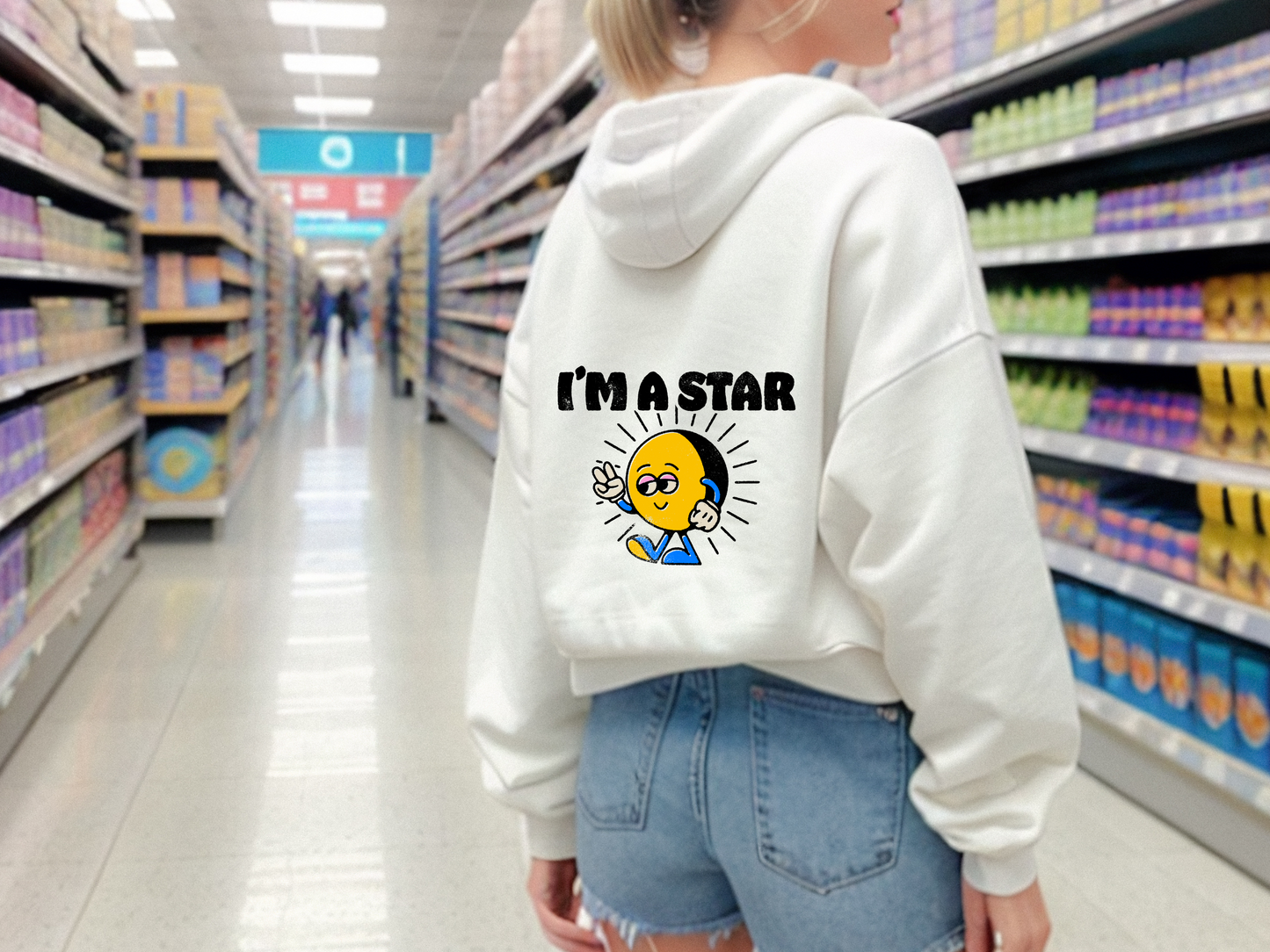 I’m A Star Retro Groovy Cartoon Stoner Sublimation Graphic Design | Instant Download | Png Zip File | Clipart Circuit Print Transfer Cut File