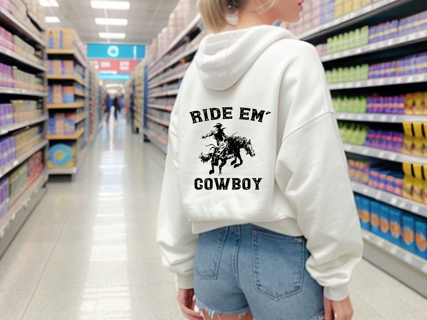 Ride Em’ Cowboy Retro Western Rodeo Bucking Horse Sublimation Graphic Design | Instant Download | Png Zip File | Clipart Circuit Print Transfer Cut File