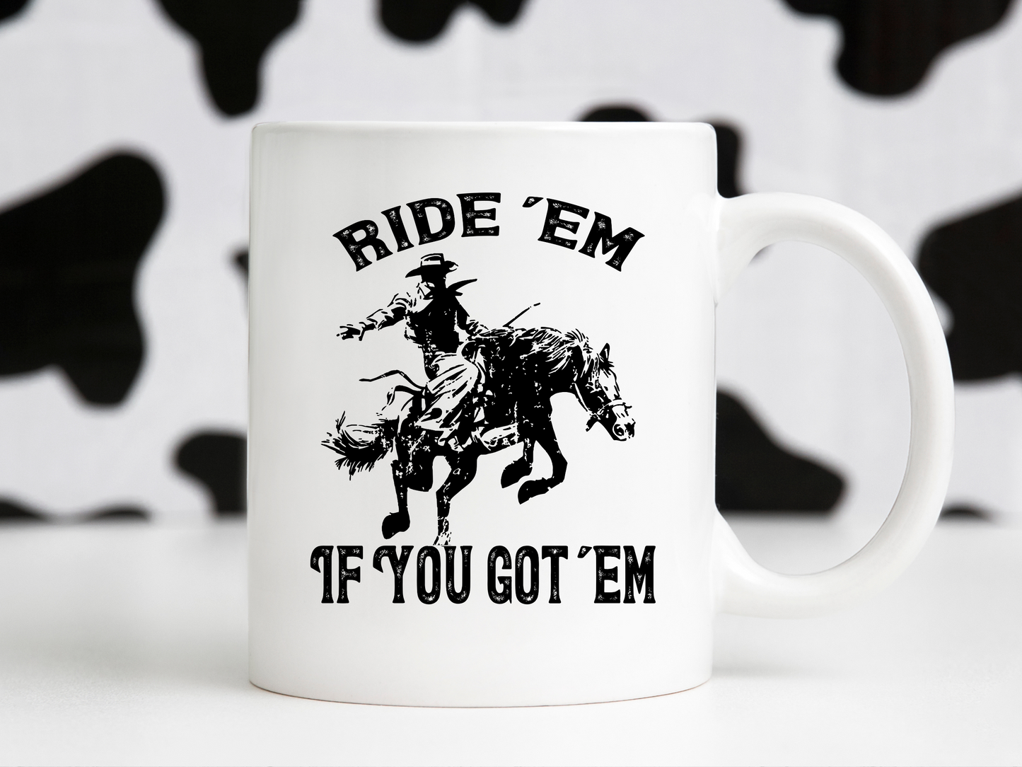 Ride ‘Em If You Got ‘Em Retro Western Cowboy Rodeo Bucking Horse Sublimation Graphic Design | Instant Download | Png Zip File | Clipart Circuit Print Transfer Cut File