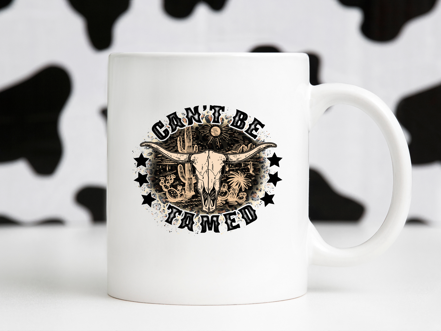 Can’t Be Tamed Western Desert Country Cowboy Sublimation Graphic Design | Instant Download | Png Zip File | Clipart Circuit Print Transfer Cut File