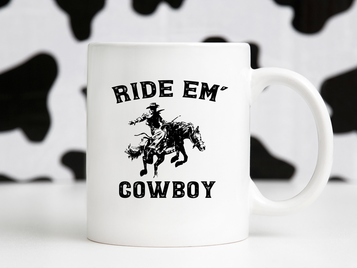 Ride Em’ Cowboy Retro Western Rodeo Bucking Horse Sublimation Graphic Design | Instant Download | Png Zip File | Clipart Circuit Print Transfer Cut File