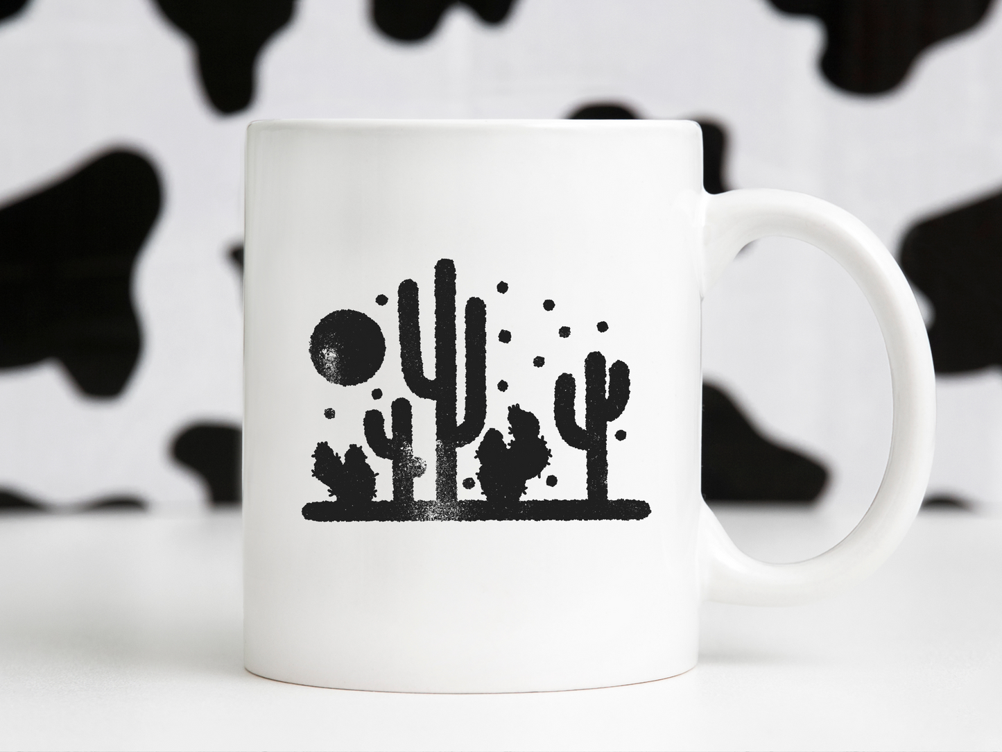 Western Desert Cactus Landscape Retro Groovy Sublimation Graphic Design | Instant Download | Png Zip File | Clipart Circuit Print Transfer Cut File