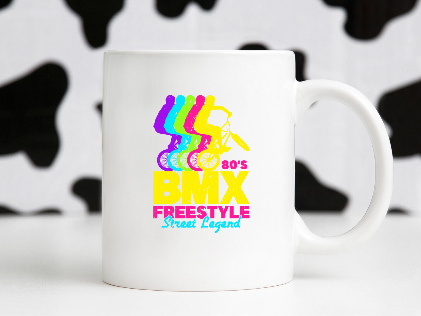 80’s BMX Freestyle Street Legend Retro Vintage Rainbow Bike Rider Sublimation Silhouette Graphic Design | Instant Download | Png Zip File | Clipart Circuit Print Transfer Cut File