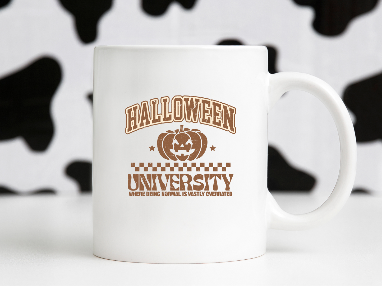 Halloween University Where Being Normal Is Vastly Overrated Pumpkin Sublimation Graphic Design | Instant Download | Png Zip File | Clipart Circuit Print Transfer Cut File