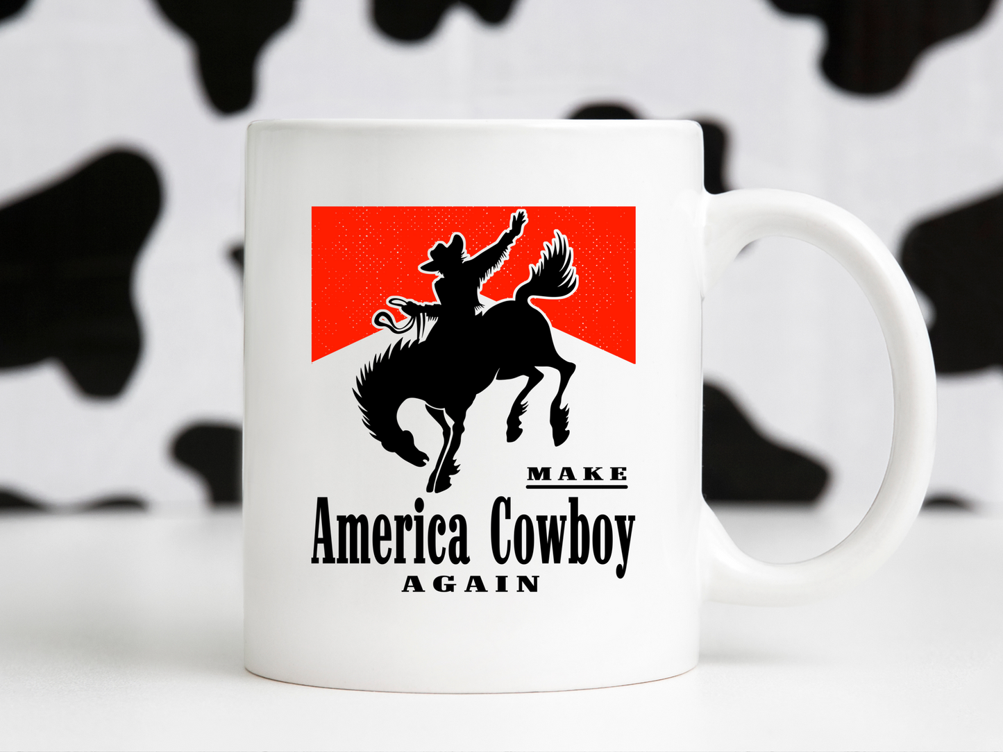 Make America Cowboy Again Retro Western Cigarette Box Bucking Horse Sublimation Graphic Design | Instant Download | Png Zip File | Clipart Circuit Print Transfer Cut File