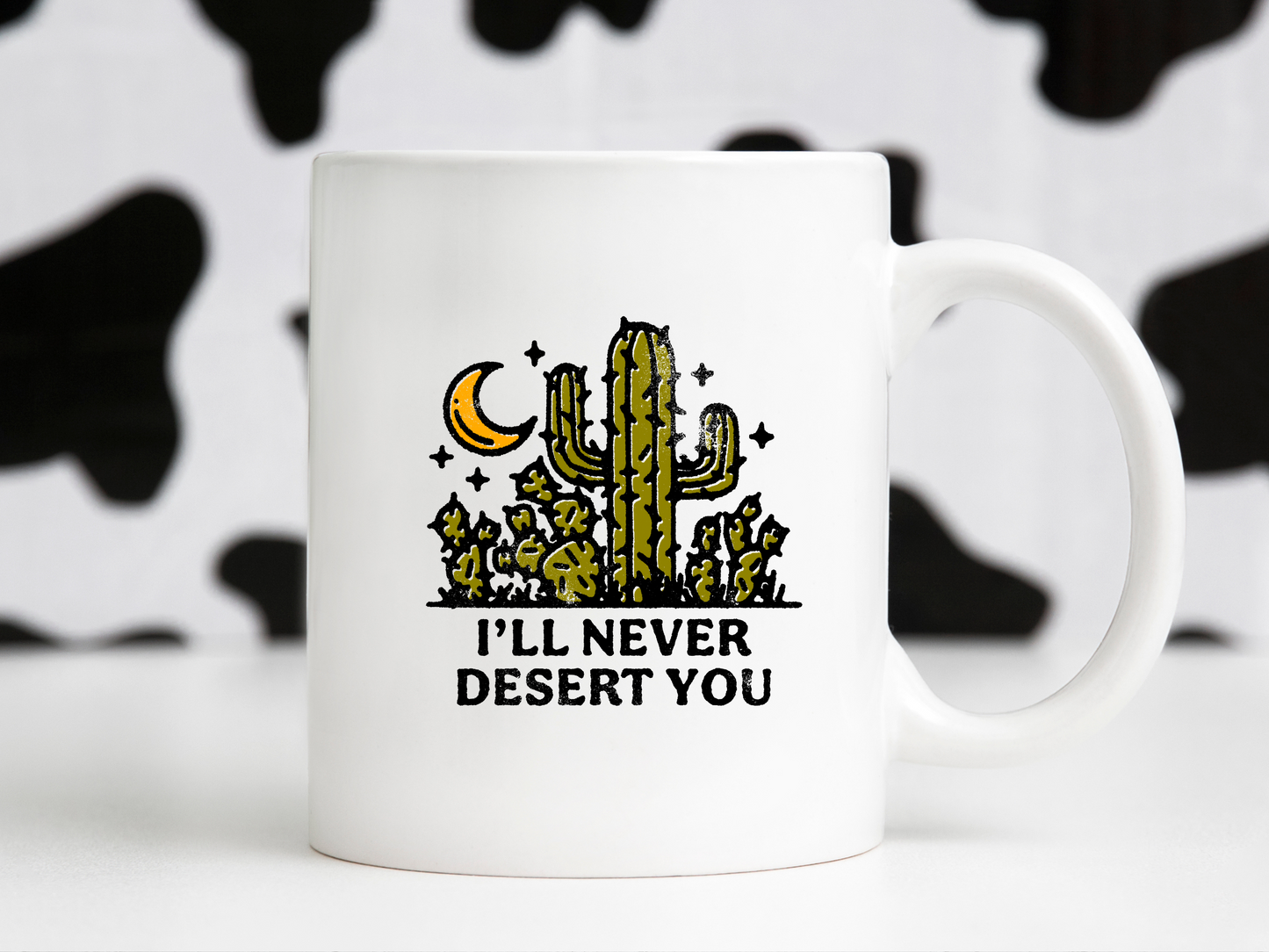 I’ll Never Desert You Cactus Plant Wilderness Lover Retro Groovy Sublimation Graphic Design | Instant Download | Png Zip File | Clipart Circuit Print Transfer Cut File