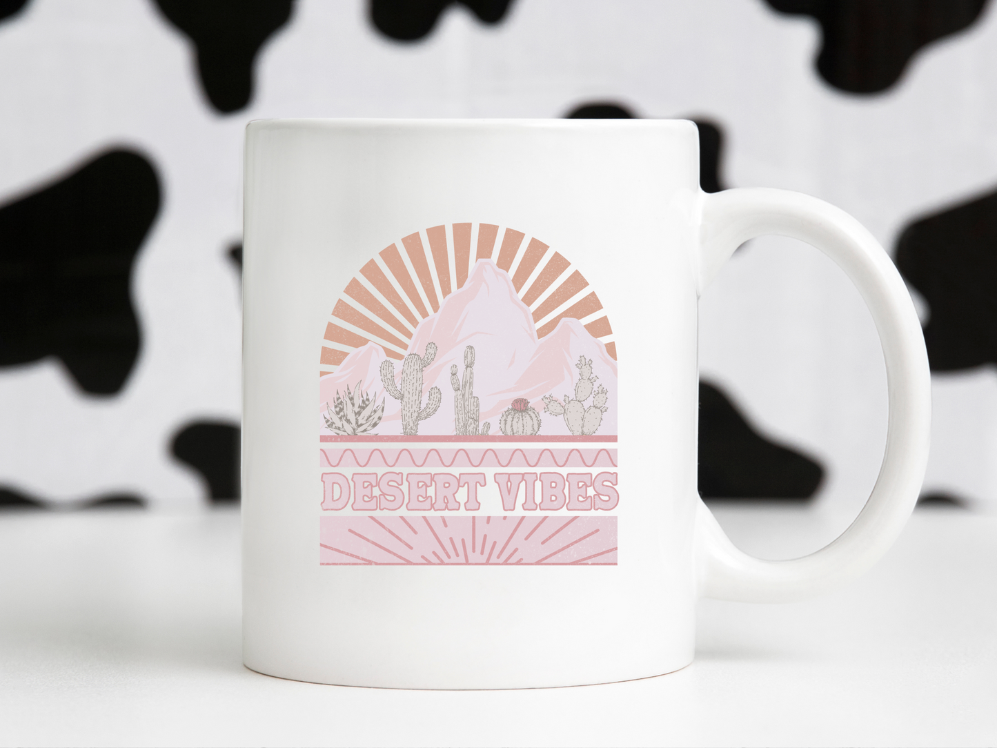 Desert Vibes Western Pink Cowgirl Cactus Succulent Sublimation Graphic Design | Instant Download | Png Zip File | Clipart Circuit Print Transfer Cut File