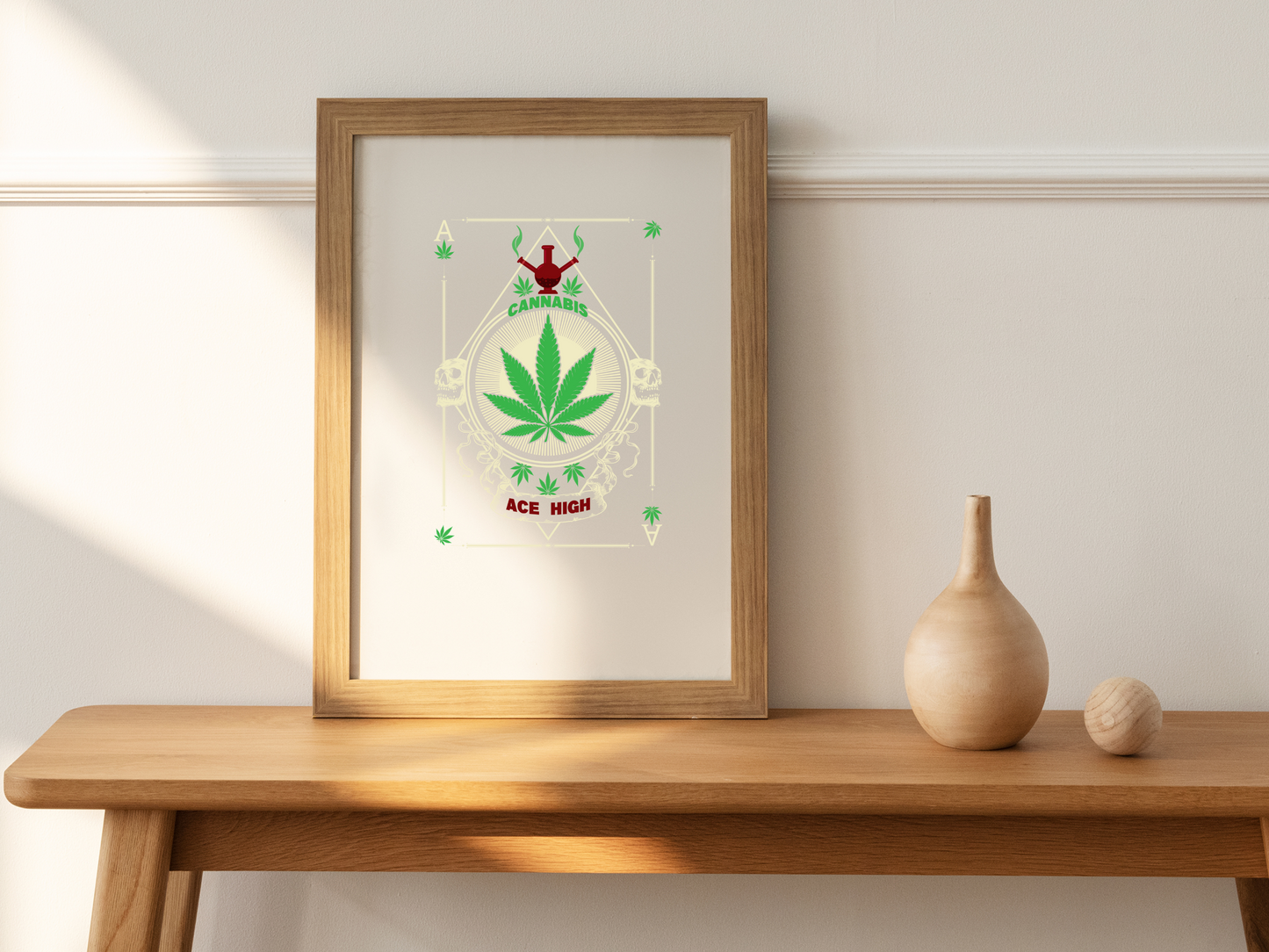 Cannabis Ace High Retro Vintage Weed Playing Cards Sublimation Silhouette Graphic Design | Instant Download | Png Zip File | Clipart Circuit Print Transfer Cut File