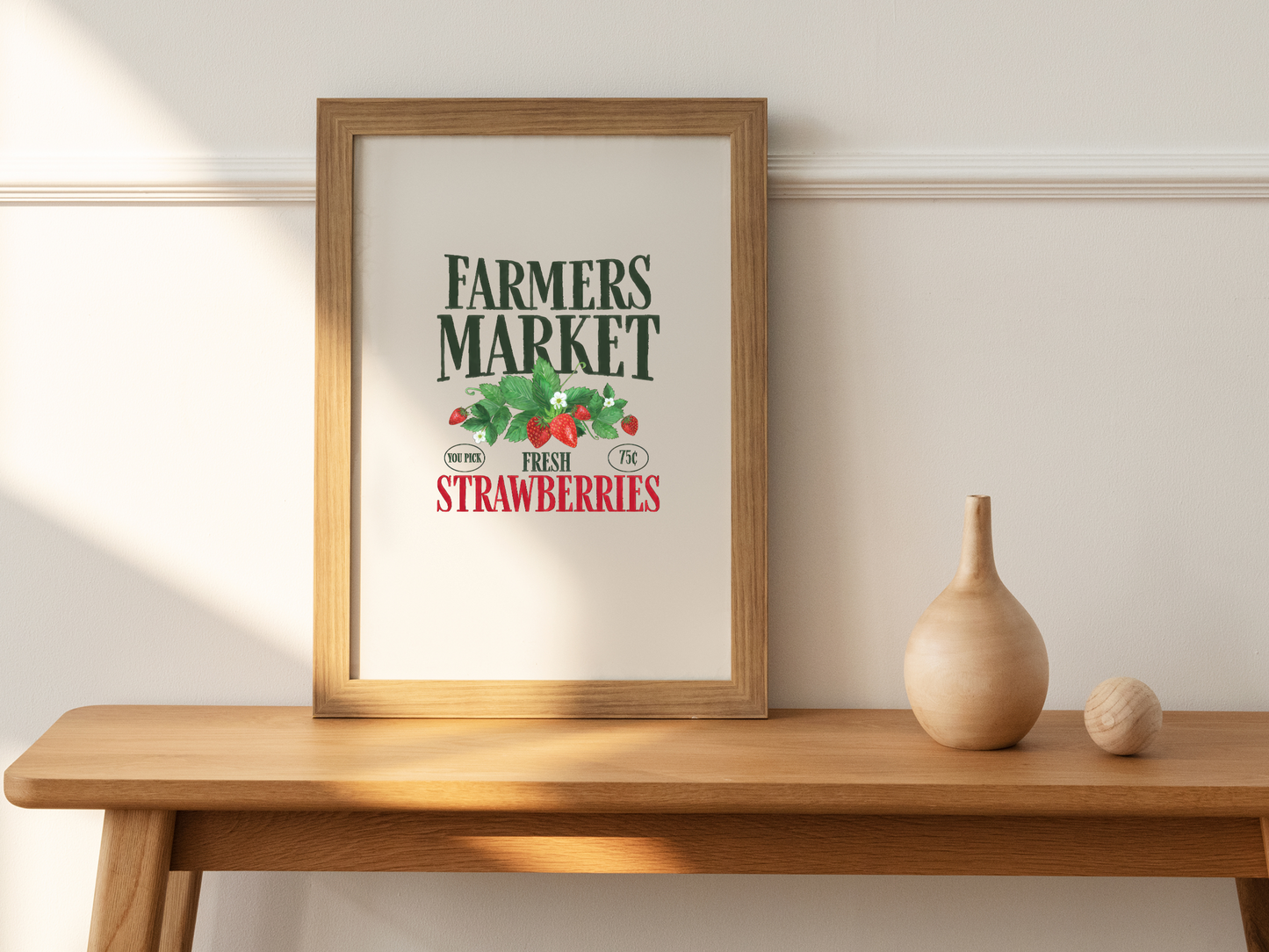 Fresh Strawberries You Pick Farmers Market Retro Vintage Watercolour Cottage Core Sublimation Silhouette Graphic Design | Instant Download | Png Zip File | Clipart Circuit Print Transfer Cut File