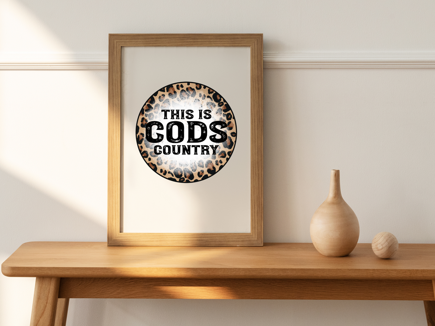 This Is Gods Country Western Desert Cheetah Print Sublimation Graphic Design | Instant Download | Png Zip File | Clipart Circuit Print Transfer Cut File