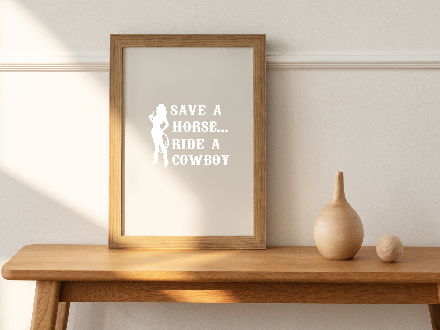 Save A Horse… Ride A Cowboy Retro Western Sexy Cowgirl Silhouette Sublimation Graphic Design | Instant Download | Png Zip File | Clipart Circuit Print Transfer Cut File