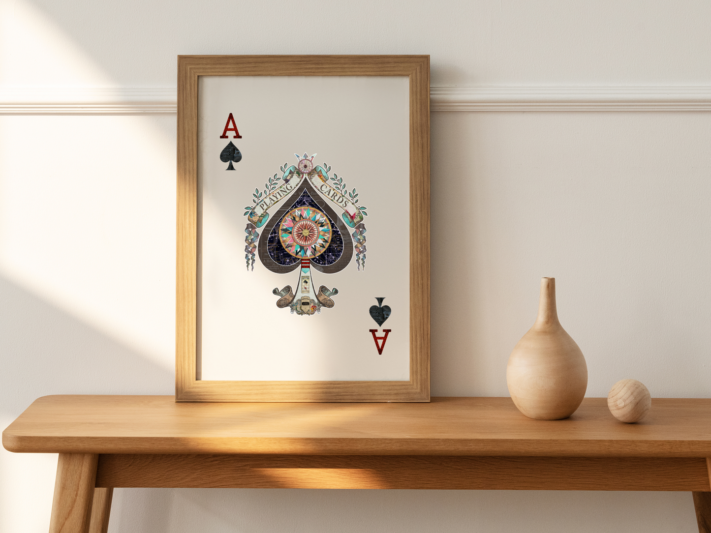 Ace Of Spades Playing Cards Vintage Boho Retro Gambling Casino Sublimation Silhouette Graphic Design | Instant Download | Png Zip File | Clipart Circuit Print Transfer Cut File